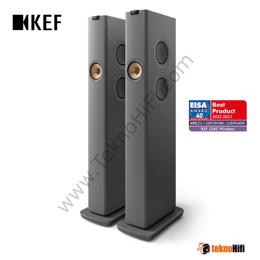 KEF LS60 Wireless Aktif Hoparlör Titan