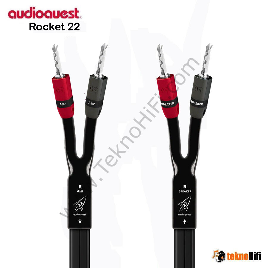 Audioquest Rocket 22 Banana Hoparlör Kablosu '2 x 3 Metre'