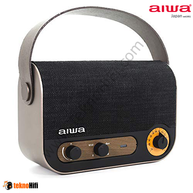 Aiwa RBTU-600  Vintage tarzı taşınabilir radyo ve bluetooth hoparlör