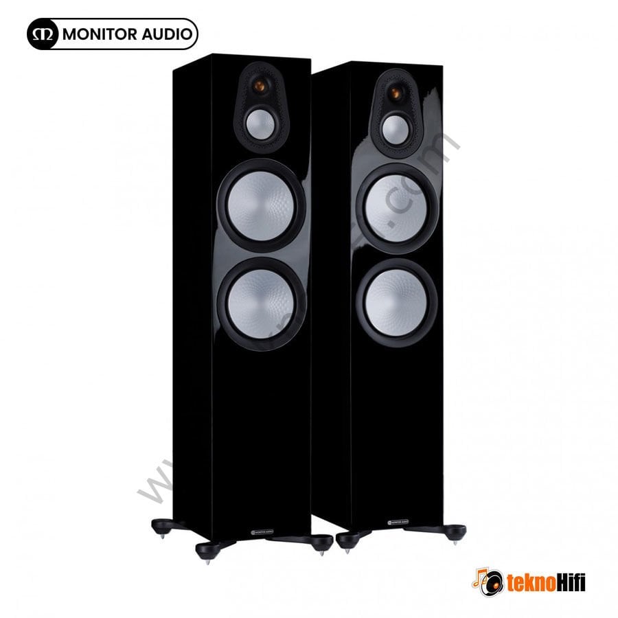 Monitor Audio Silver 500 (7G) Kule Hoparlör Parlak Siyah