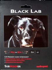 Audioquest Black Lab Subwoofer Kablo '8 Metre'