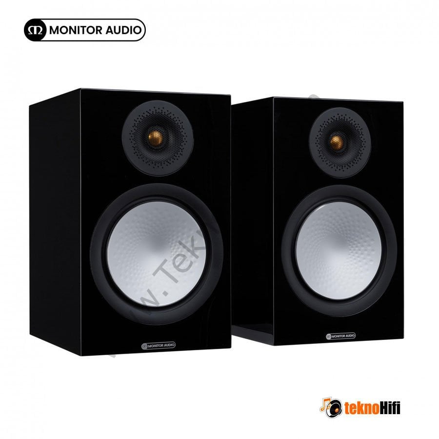 Monitor Audio Silver 100 (7G) Raf tipi Hoparlör Parlak Siyah