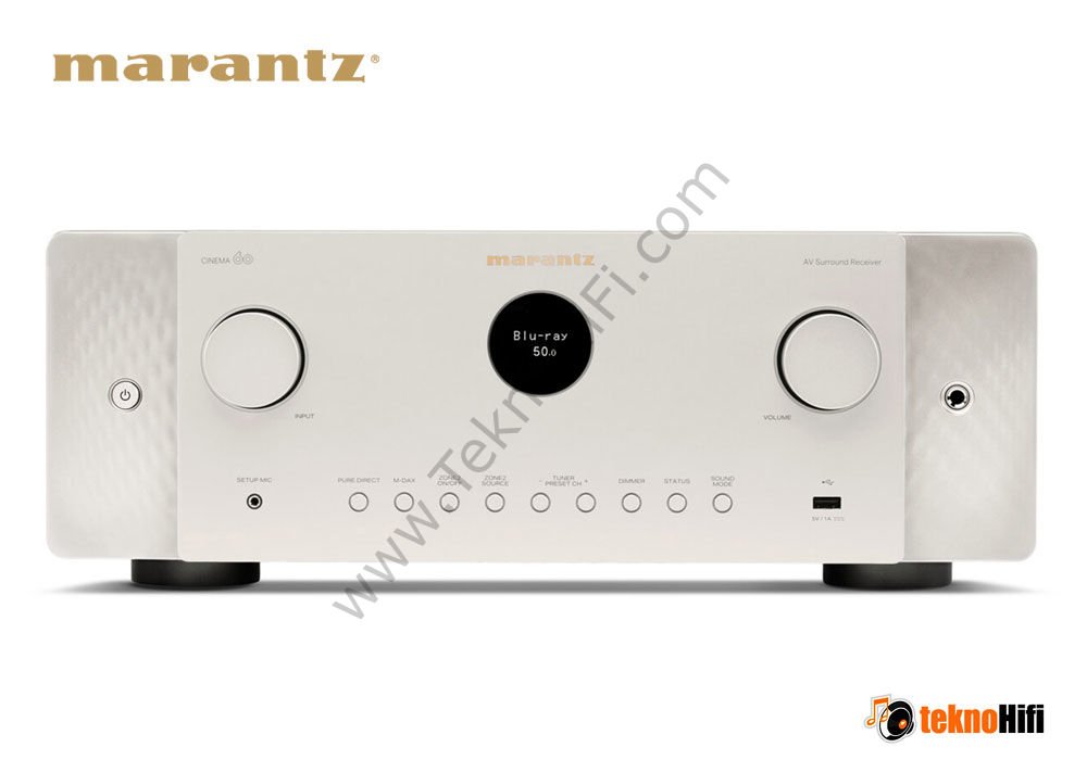 Marantz CINEMA 60 7.2 Kanal Network AV Receiver Gümüş