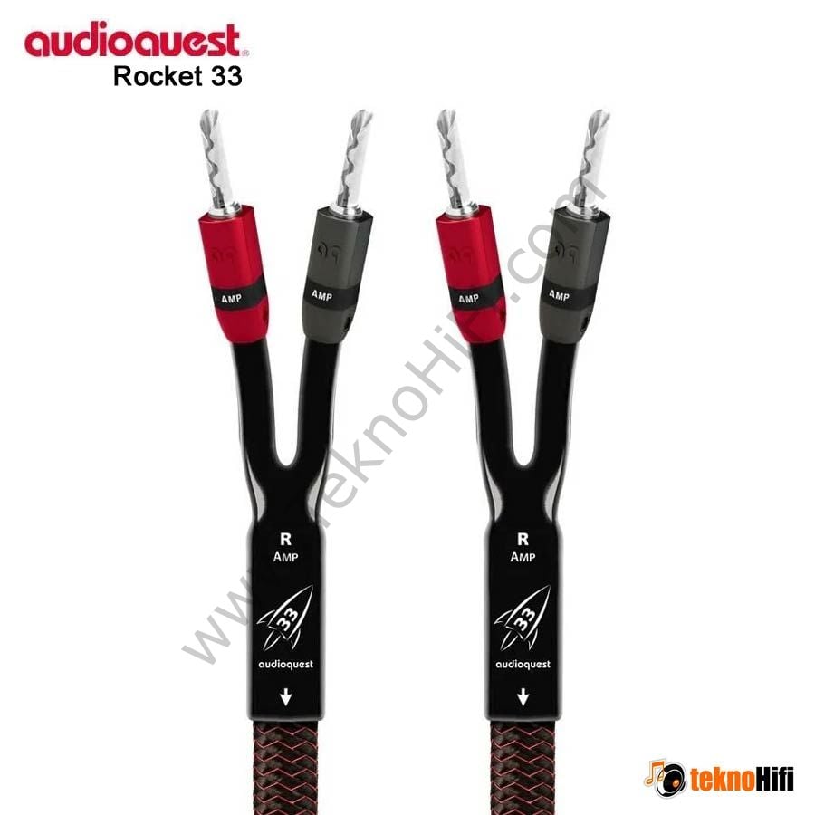 Audioquest Rocket 33 Banana Hoparlör Kablosu '2 x 3 Metre'