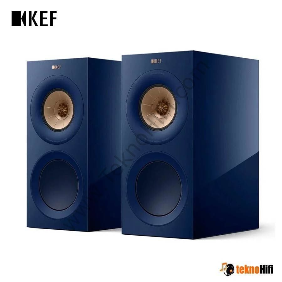 KEF R3 Meta Raf tipi Hoparlör 'Çift' Mavi