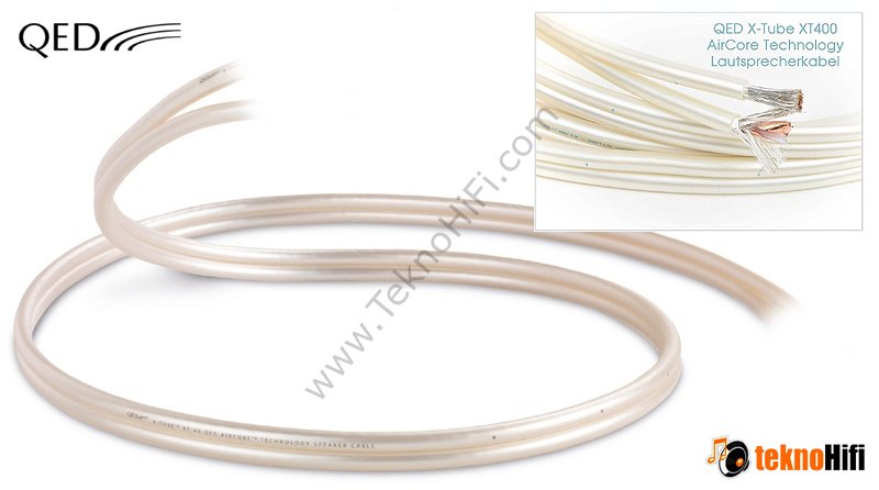 QED REFERENCE X-TUBE XT400 Gümüş Hoparlör Kablosu / Metre Fiyatı