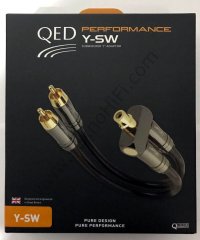 QED QE-6304 Performance Subwoofer Y adaptör