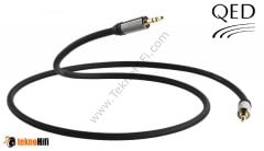 QED QE-6502 Performance Audio İki ucu 3.5mm Kulaklık Kablosu '1.5 Metre'
