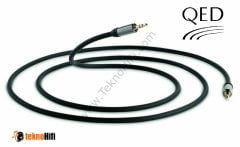 QED QE-6503 Performance Audio İki ucu 3.5mm Kulaklık Kablosu '3 Metre'