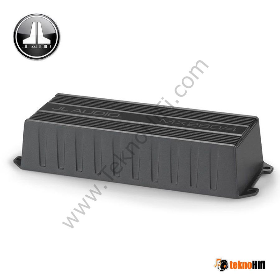 JL Audio MX280/4 4 Kanal D Sınıfı Tam Aralıklı Amplifikatör, 280 W