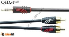 QED QE-2719 PROFILE AUDIO J2P RCA / 3.5mm Kablo '2 Metre'