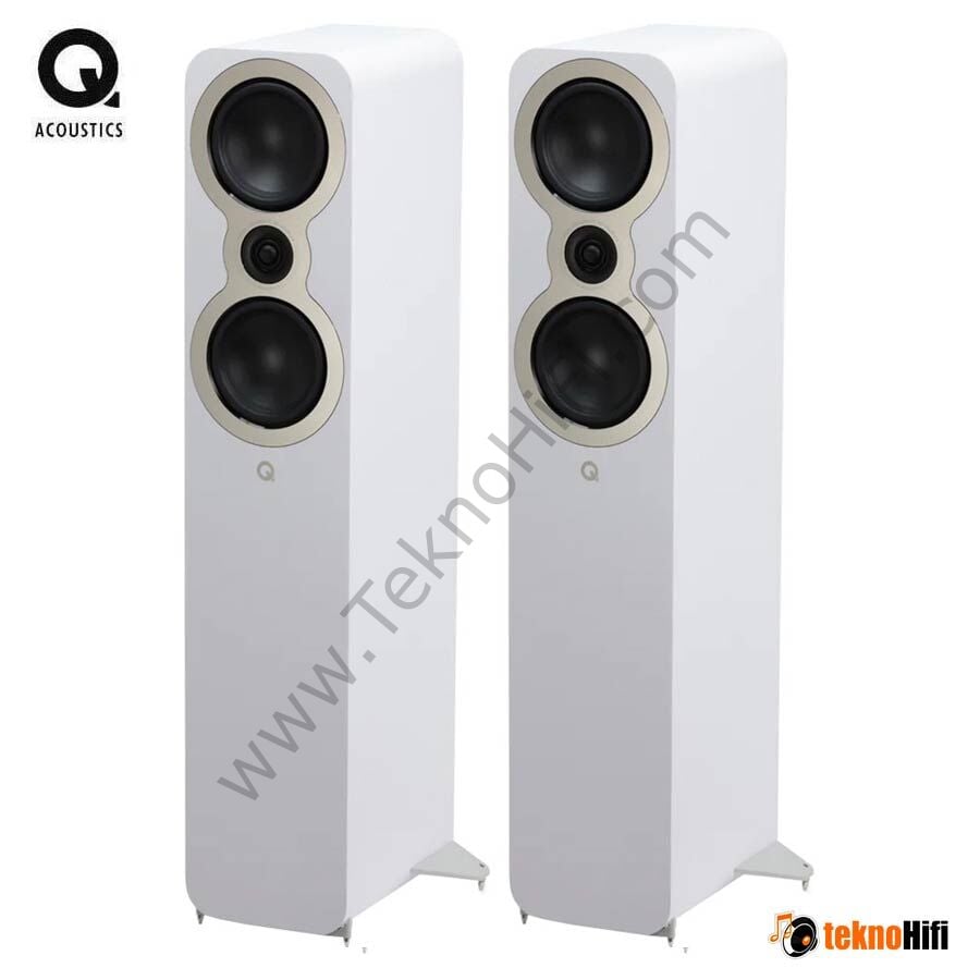 Q Acoustics 3050c Kule Hoparlör 'Çift' Beyaz