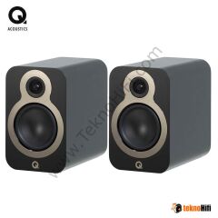 Q Acoustics 3030c Raf tipi Hoparlör 'Çift' Siyah
