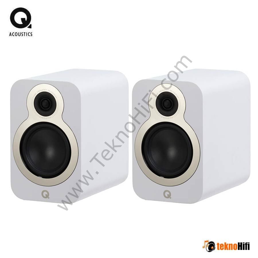 Q Acoustics 3030c Raf tipi Hoparlör 'Çift' Beyaz