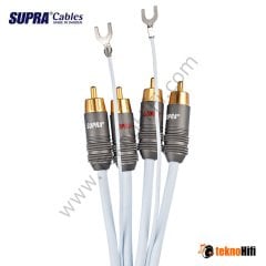 Supra PHONO 2RCA-SC Topraklamalı RCA Pikap Kablosu