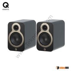 Q Acoustics 3010c Raf tipi Hoparlör 'Çift' Siyah