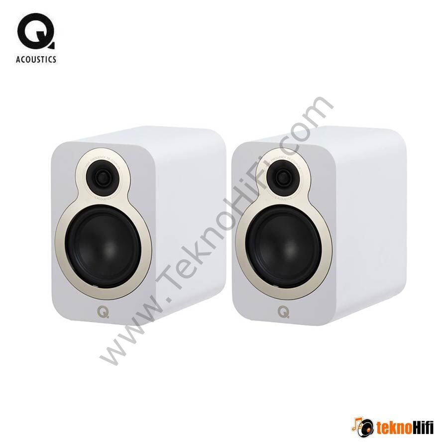 Q Acoustics 3010c Raf tipi Hoparlör 'Çift' Beyaz