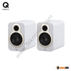 Q Acoustics 3010c Raf tipi Hoparlör 'Çift' Beyaz