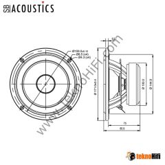 SB Acoustics SB17NRX2C35-8 Norex Midwoofer