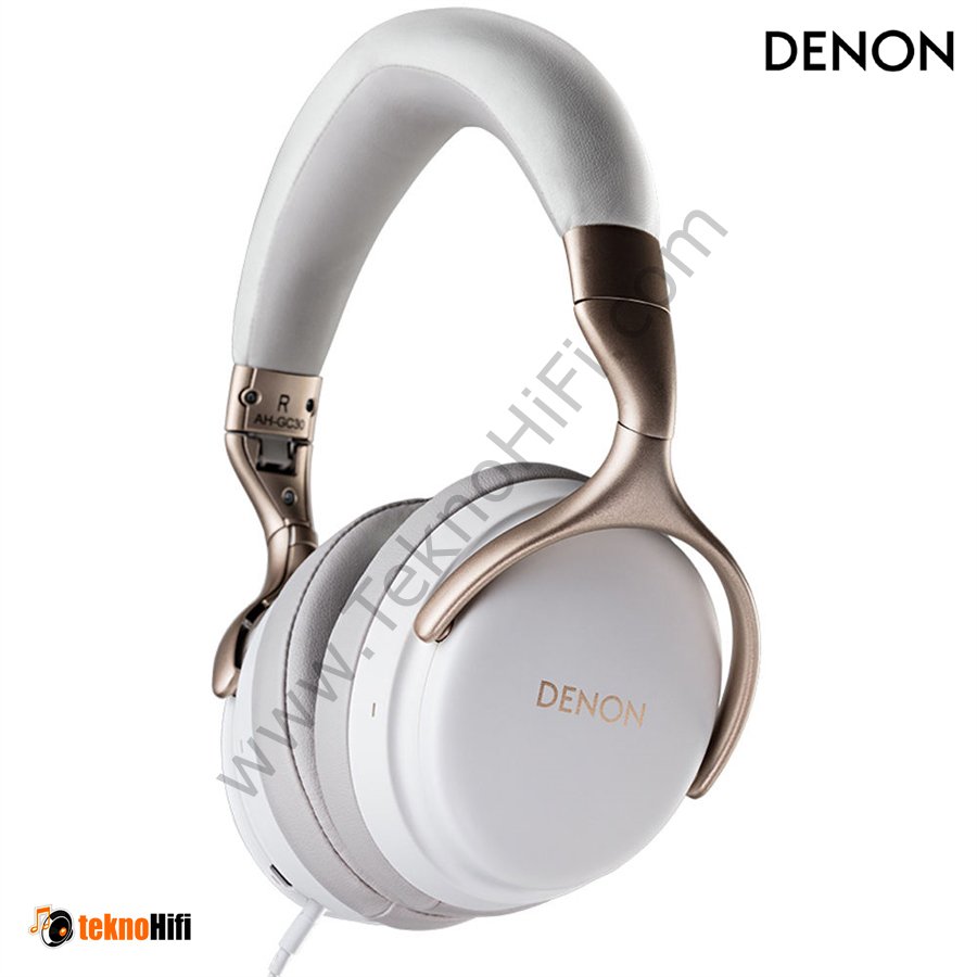 Denon AH-GC30 Premium Kablosuz Gürültü Önleyici Kulaklık Beyaz