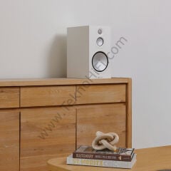 Monitor Audio Silver 100 8G Raf Tipi Hoparlör Saten Beyaz