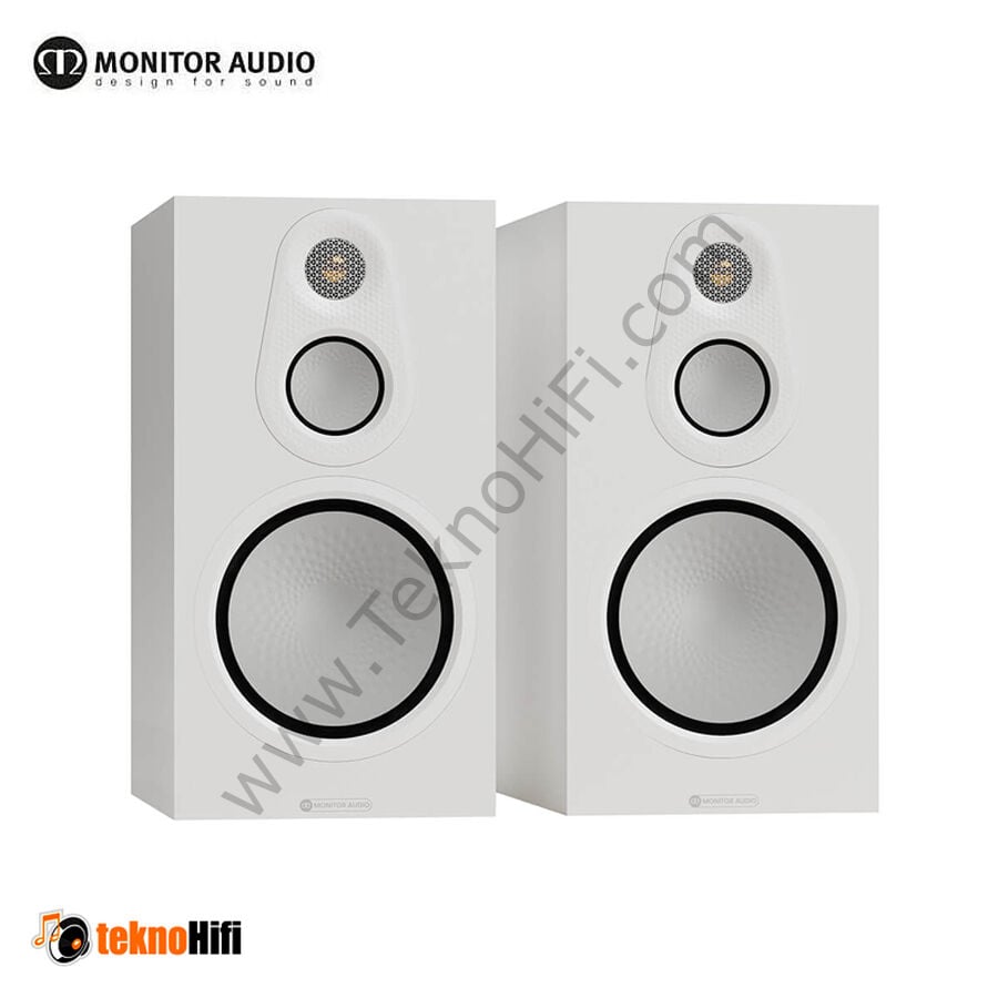 Monitor Audio Silver 100 8G Raf Tipi Hoparlör Saten Beyaz