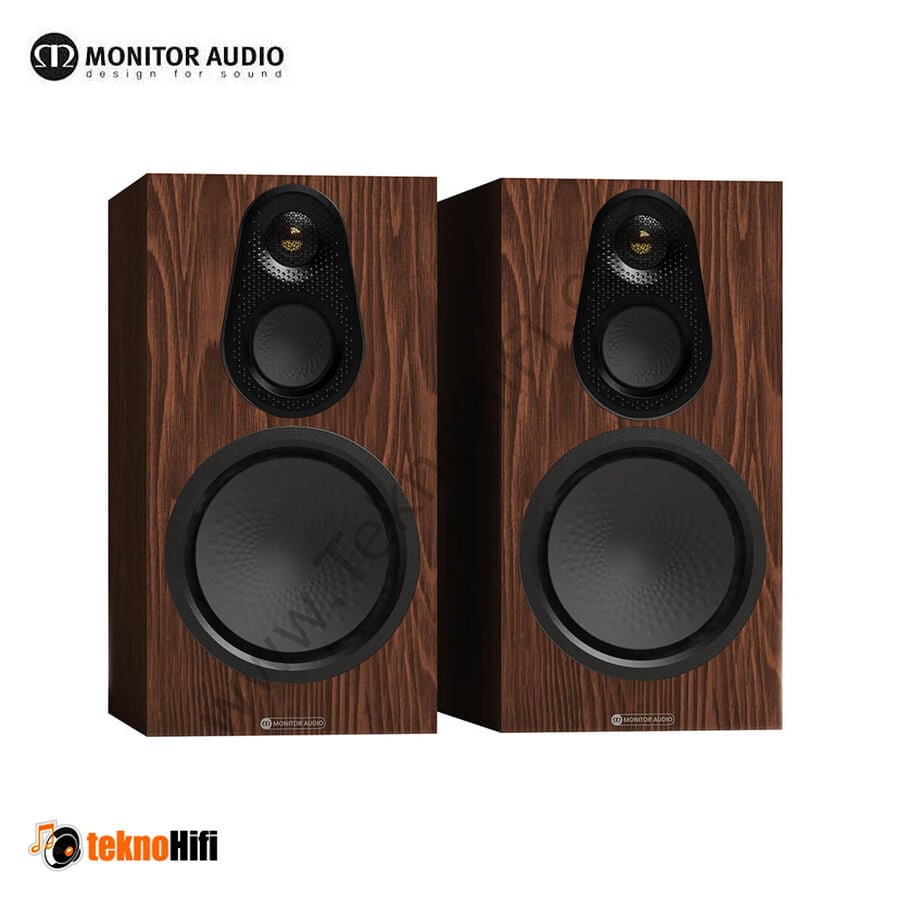 Monitor Audio Silver 100 8G Raf Tipi Hoparlör Avrupa Ceviz