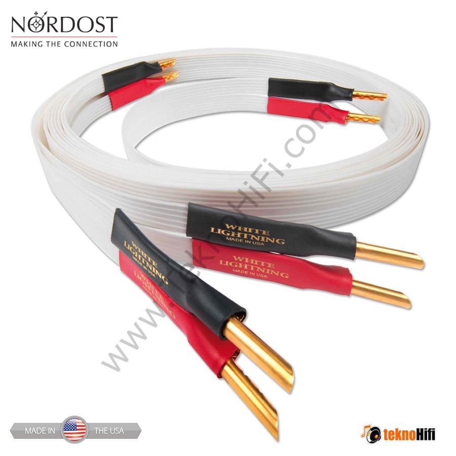 Nordost WHITE LIGHTNING Hoparlör Kablosu '2 x 2.5 Mt.'