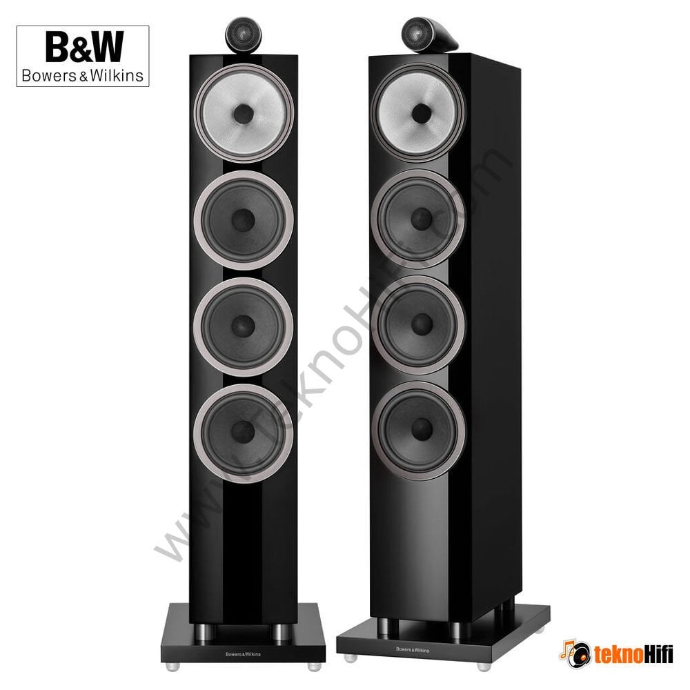 Bowers & Wilkins 702 S3 Kule Hoparlör 'Çift' Gloss Black