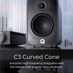 Q Acoustics 5020 Raf tipi Hoparlör 'Satin Black'