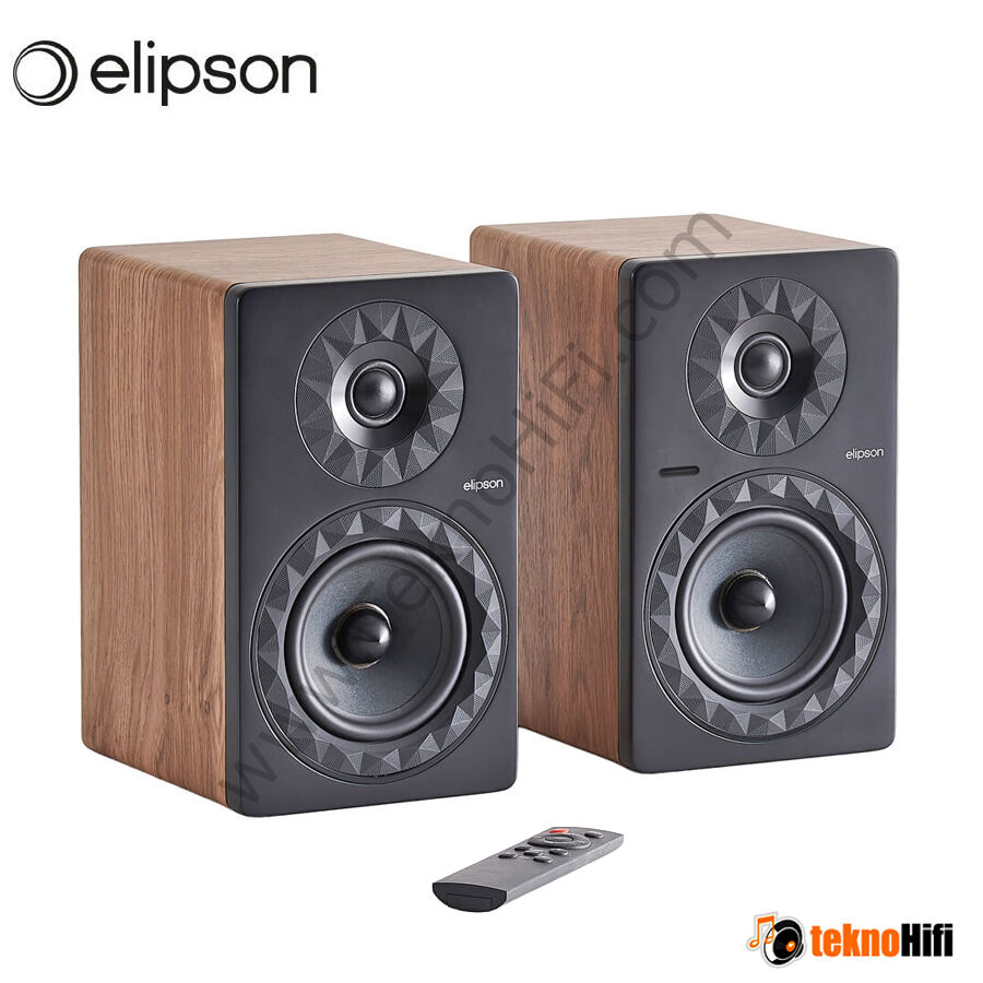 Elipson Prestige Facet II 6 Active BT Aktif Bluetooth Hoparlör Ceviz