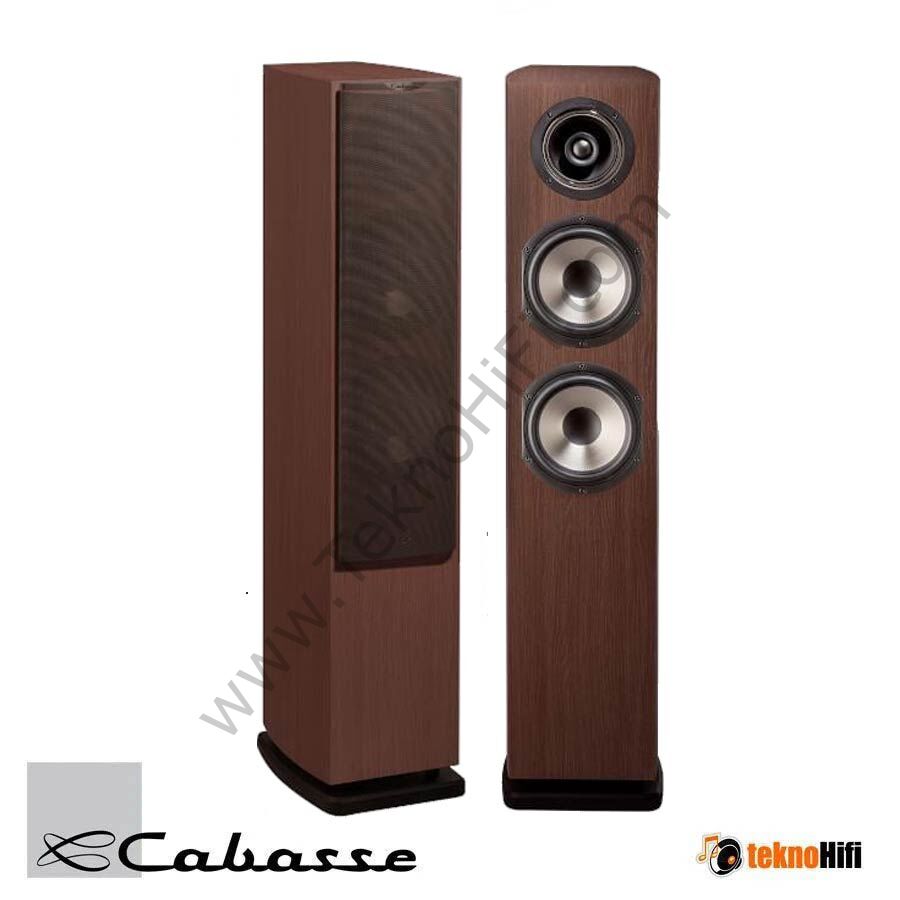Cabasse JERSEY MC170 Kule Hoparlör 'Çift' 'Dark Oak'