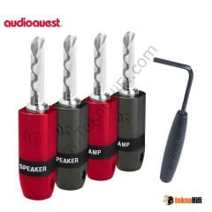 Audioquest Suregrip 300 Series Banana Plug '4 Lü' 'Silver'