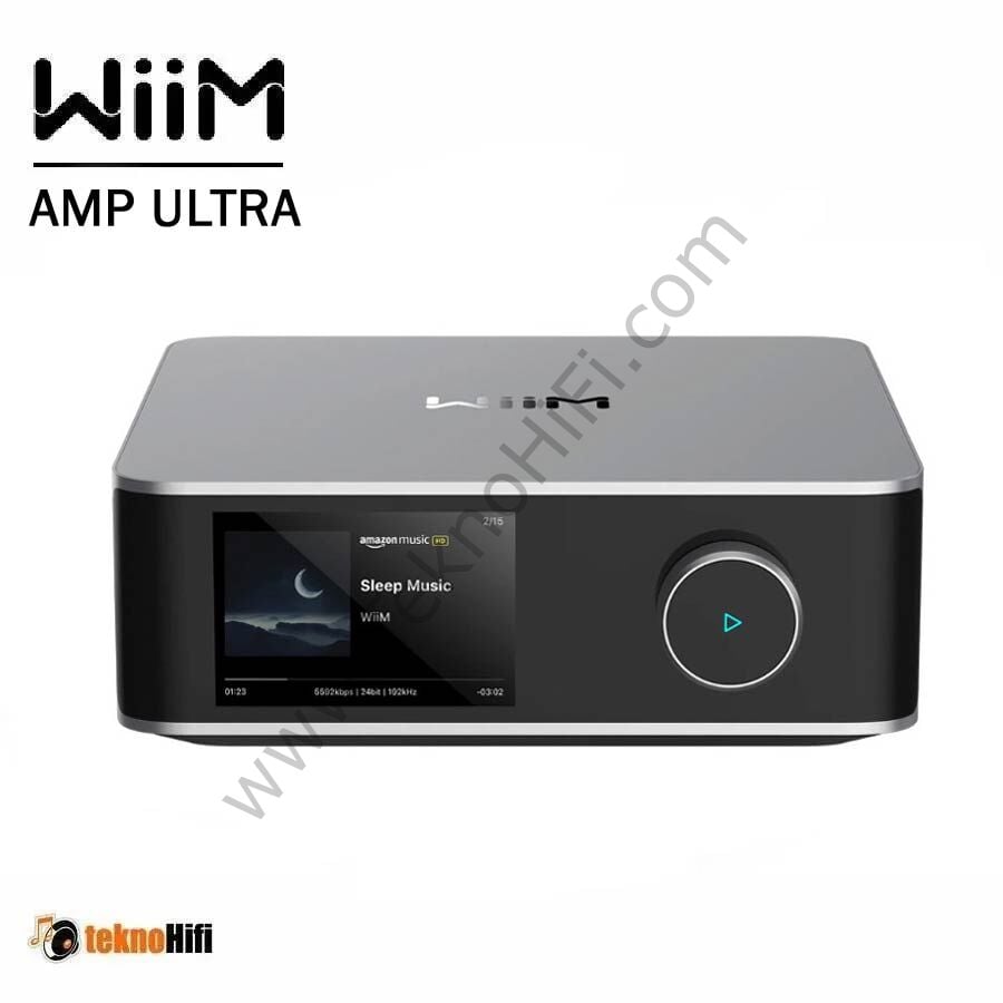 Wiim AMP ULTRA Network ve Entegre Amplifikatör '2x 100W, 8 Ohm' Silver