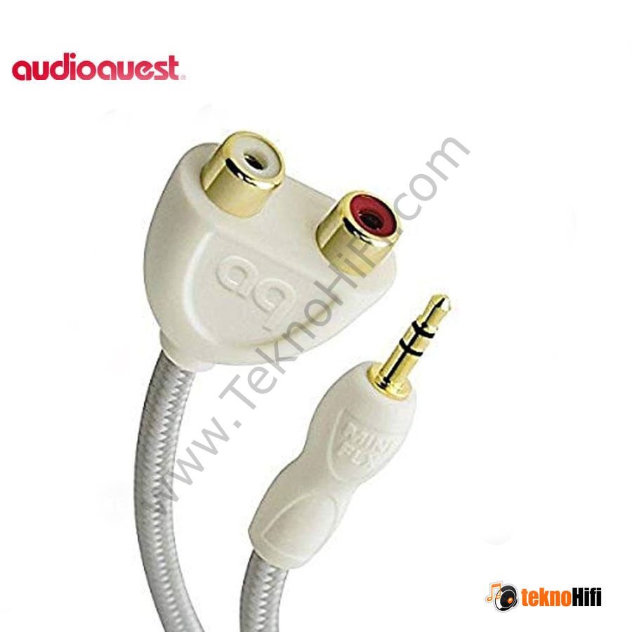 Audioquest FLX-MİNİ/RCA Adaptör (3.5mm'den 2 Dişi RCA)