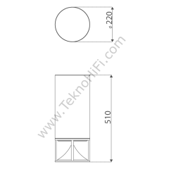 Architettura Sonora Tall Cylinder Speaker